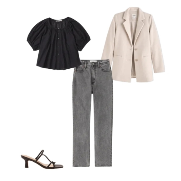 Abercrombie & Fitch Ultra High Rise Ankle Straight Jean - Picture 4 of 10